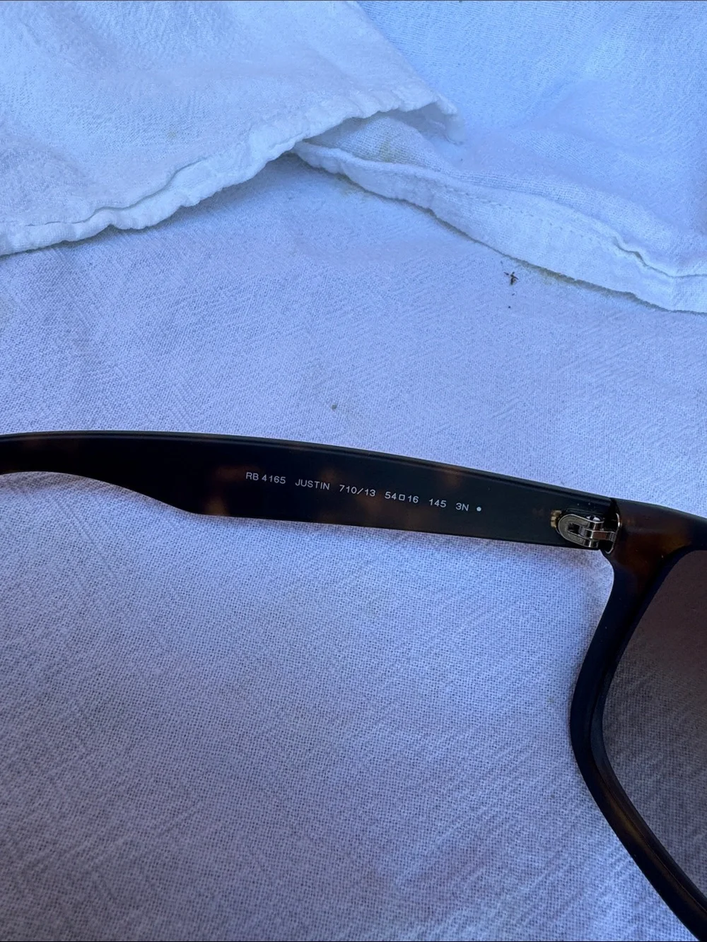 Ray-Ban dark matte havanna Sunglasses with Brown Case and Cleaning Cloth